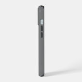 モノグラム グレー iPhone 15ケース (左側面)