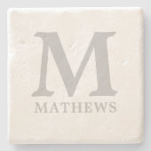 モノグラム.コースター ストーンコースター (正面)