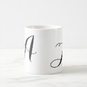 モノグラム コーヒーマグカップ (中央)