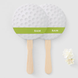 モノグラム.ゴルフボモダンールテクスチャ。 ハンドファン