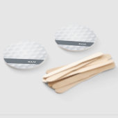 モノグラム.ゴルフボモダンールテクスチャ。 ハンドファン (組立なし)