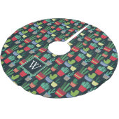 モノグラム |サボテンの群れ ブラッシュドポリエステルツリースカート (アングル)