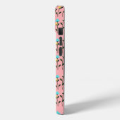 モノグラム シック グレー 花柄 Case-Mate iPhoneケース (裏面 / 左)