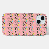 モノグラム シック グレー 花柄 Case-Mate iPhoneケース (裏面 (横))