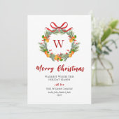  モノグラム シトラス リース フォトなし クリスマス (スタンド正面)