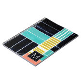 モノグラム |ジオメトリブロック ノートブック (左側)