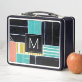 モノグラム |ジオメトリブロック メタルランチボックス (インサイチュ)