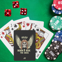 モノグラム スカル パイロット 生まれつき空を駆ける 航空