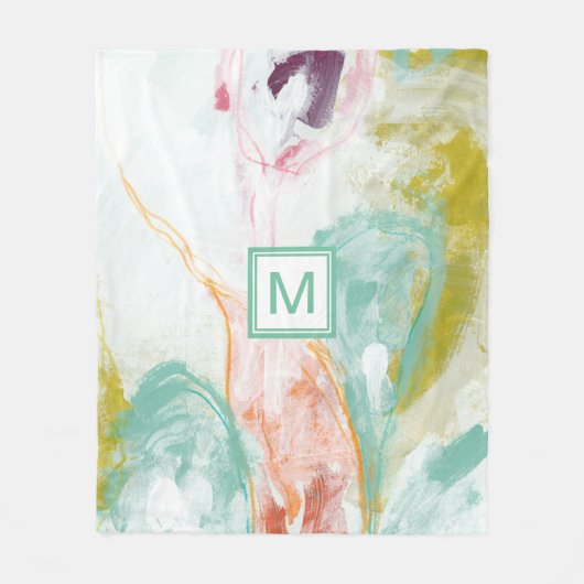 モノグラム |スキャタショットII フリースブランケット (正面)