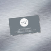 モノグラム |スクリプト マグネット名刺 (インサイチュ)