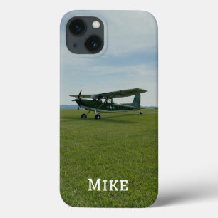 モノグラム スタイリッシュな飛行機の写真 航空 iPhone 13ケース