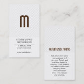 モノグラム |ストライプ 名刺 (正面/裏面)