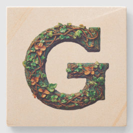 モノグラム ストーンコースター