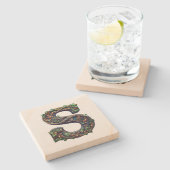 モノグラム ストーンコースター (横)