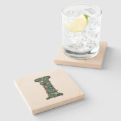 モノグラム ストーンコースター (横)