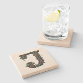 モノグラム ストーンコースター (横)