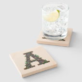 モノグラム ストーンコースター (横)