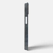 モノグラム スレートグレー漆喰調パターン Case-Mate iPhoneケース (裏面 / 右)
