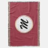 モノグラム スローブランケット (正面縦)