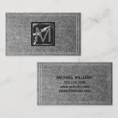 モノグラム |ダブルステッチDenim 名刺 (正面/裏面)