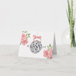 モノグラム ディスコボール 結婚式 感謝 写真付き