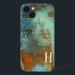 モノグラム |デジャブルー iPhone 13ケース<br><div class="desc">ホームデコレーション</div>