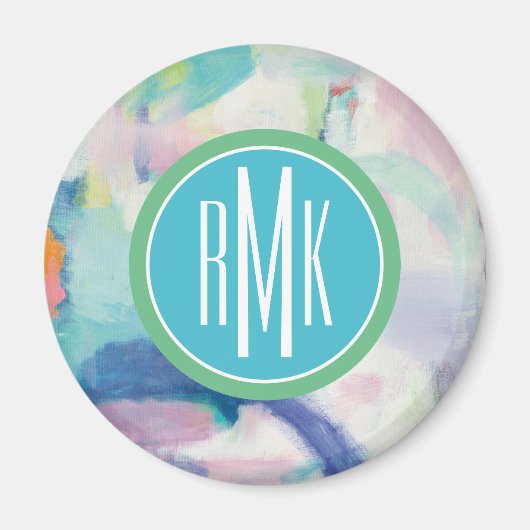 モノグラム |トライアルとエアリー・ブライト マグネット (正面)