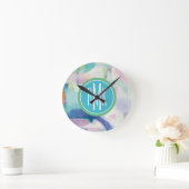 モノグラム |トライアルとエアリー・ブライト ラウンド壁時計 (ホーム)