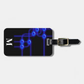 モノグラム トラベル 電子回路基板 ラゲッジタグ (正面横)