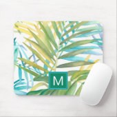 モノグラム |トロピカルパーム葉 マウスパッド (マウス)