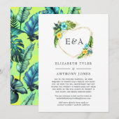 モノグラム トロピカル サマー ビーチ 参加者限定リスト 案内状 (正面/裏面)