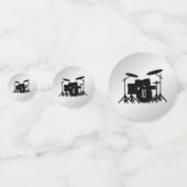 モノグラム ドラムセット シルバー コンフェッティ (正面)