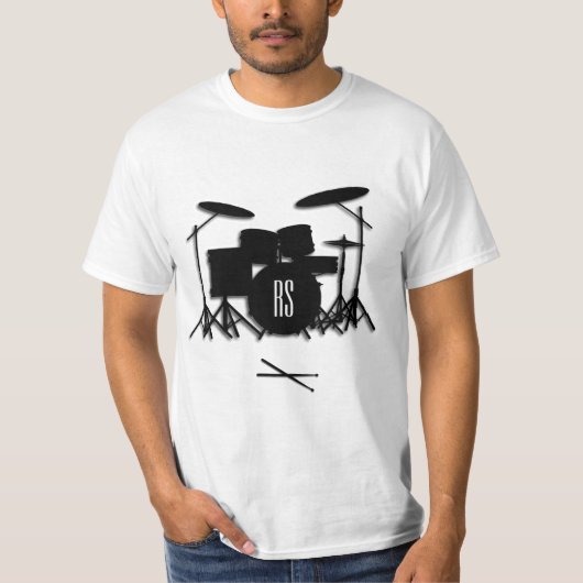 モノグラム ドラムセット Tシャツ (正面)