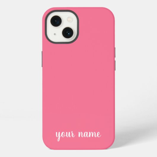 モノグラム ナチュラル ピンク iPhoneケース (裏面)
