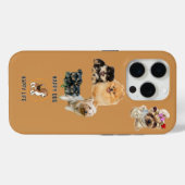 モノグラム ニュートラル | モダン ミニマリスト おしゃれ Case-Mate iPhoneケース (裏面 (横))