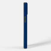 モノグラム ネイビーブルー ホワイト シンプル モダン Case-Mate iPhoneケース (裏面 / 右)
