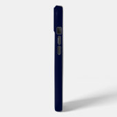 モノグラム ネイビーブルー Case-Mate iPhoneケース (裏面 / 左)