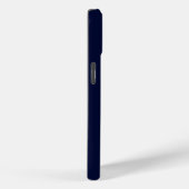 モノグラム ネイビーブルー Case-Mate iPhoneケース (裏面 / 右)