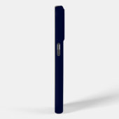 モノグラム ネイビーブルー Case-Mate iPhoneケース (裏面 / 右)