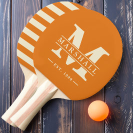 モノグラム&ネームオーバーレイポロウォームシトラス 卓球ラケット