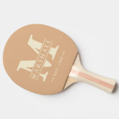 モノグラム&ネームオーバーレイポロピーチキス 卓球ラケット (横)