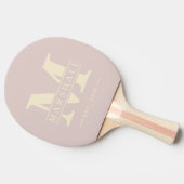 モノグラム&ネームオーバーレイラベンダーキス 卓球ラケット (横)