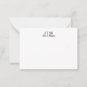 モノグラム ノートカード (正面)