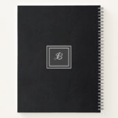 モノグラム ノートブック (裏面)