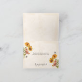 モノグラム ハチ ミニカード サンキューカード (内部)