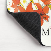 モノグラム|ハンバーグのプラム マウスパッド (コーナー)