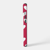 モノグラム ハーツ iPhone / iPad ケース (左側面)
