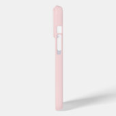 モノグラム バラ色 ピンク モダン ミニマル フェミニン Case-Mate iPhoneケース (裏面 / 左)