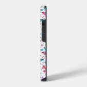 モノグラム・バード・パターン iPhoneケース (左側面)