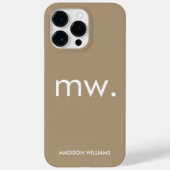 モノグラム パステル エレガント フェミニン ミニマリスト ケース- Case-Mate iPhoneケース (裏面)